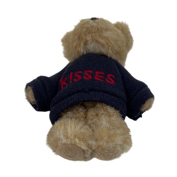 Boyds Bear Plush Bear 4" Mini Message Thinkin of Ya Kisses Blue Sweater - Picture 2 of 9
